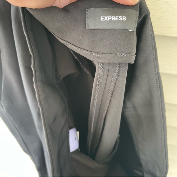 Express High Waisted Feather Hem Cropped Wide Leg Pant Size 14 (NWT) - Picture 6 of 11